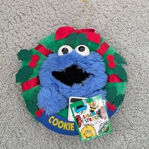 Sesame Street Cookie Monster Christmas Wreath Plush - Sony Creative Japan/SEGA